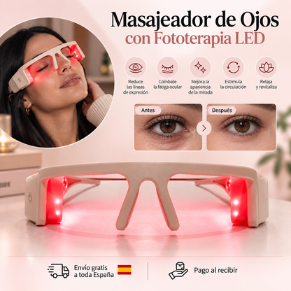 Masajeador de Ojos con Fototerapia LED