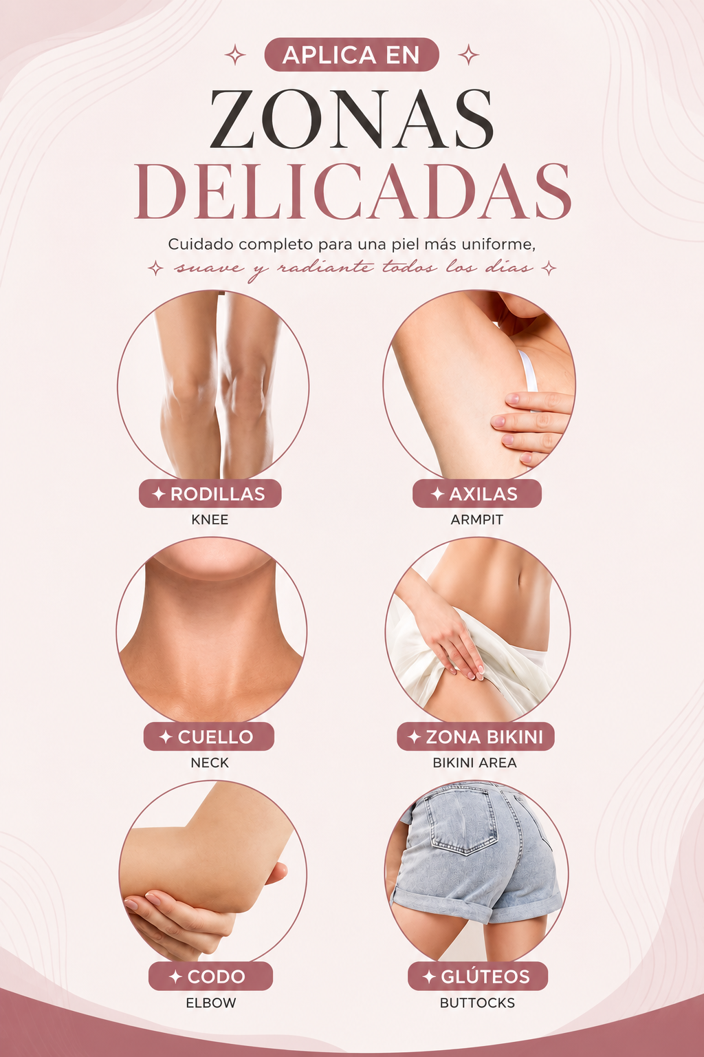 Crema blanqueadora para la zona Íntima